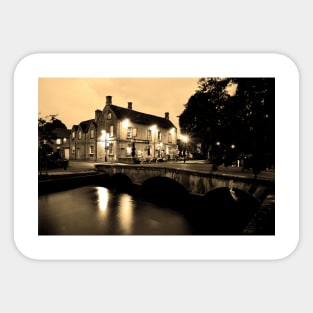 Kingsbridge Inn Bourton on the Water Cotswolds Sticker